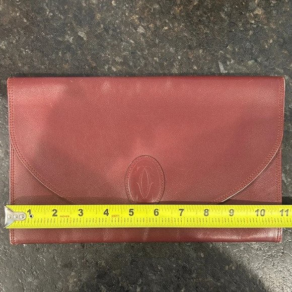 Cartier Must De Cartier Leather Clutch Bag - Picture 11 of 11